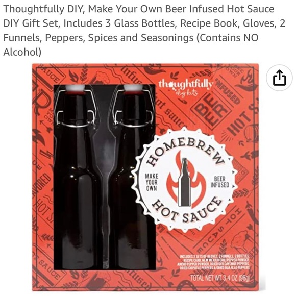 Gift Idea l Beer Infused Hot Sauce Making Kit - Picture 3 of 5